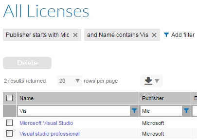 Header Filter Example