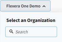 *Select an Organization